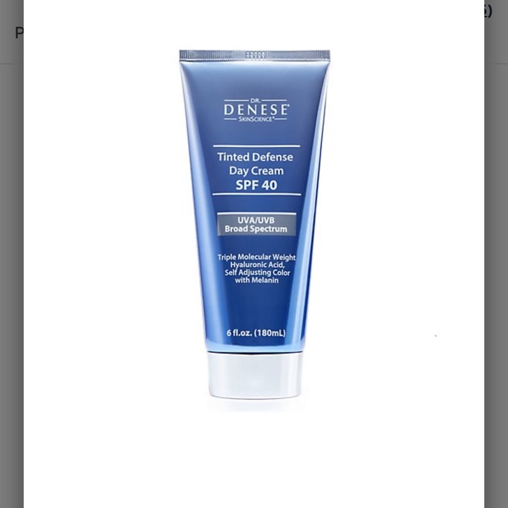 New sealed Dr. Denese SPF‎ 40 Tinted Defense Day Cream, 6 oz